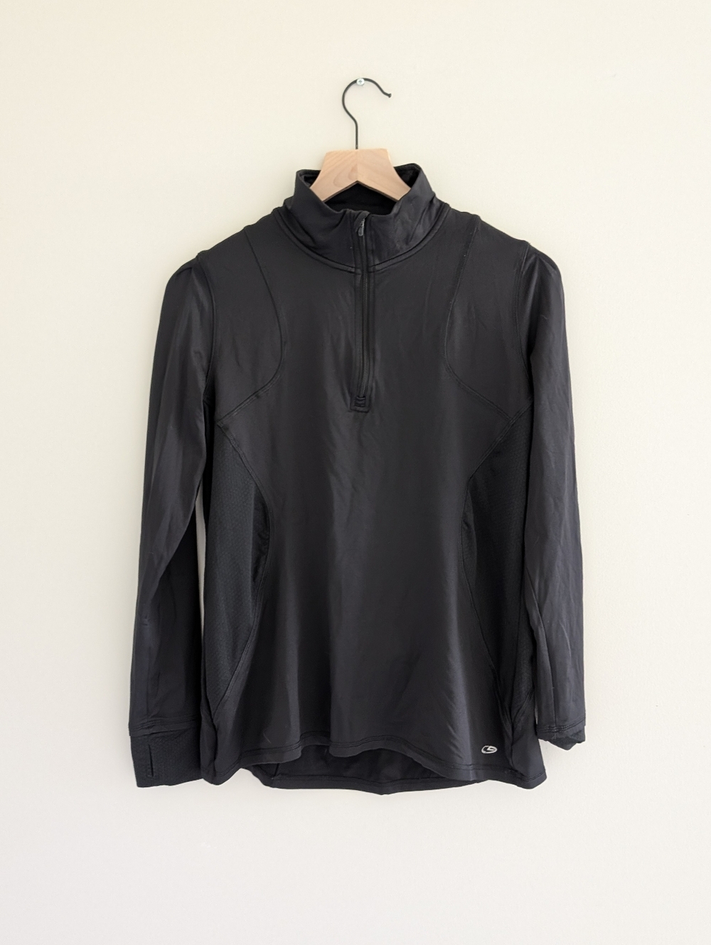 C9 by Champion Black Quarter-Zip Lightweight Pullover